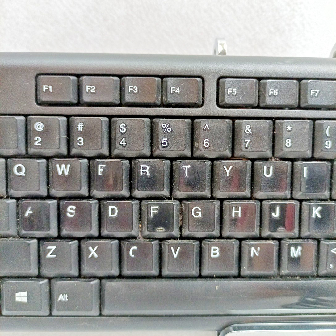 HP USB Wired Keyboard SK-2085 Black PC Computer Keyboard EUC