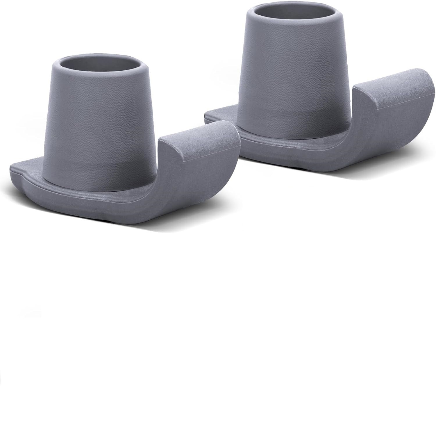New! 2 Pk Gray Walker Ski Glides Easy Fit Walker Glides for Smooth Mobility (B13