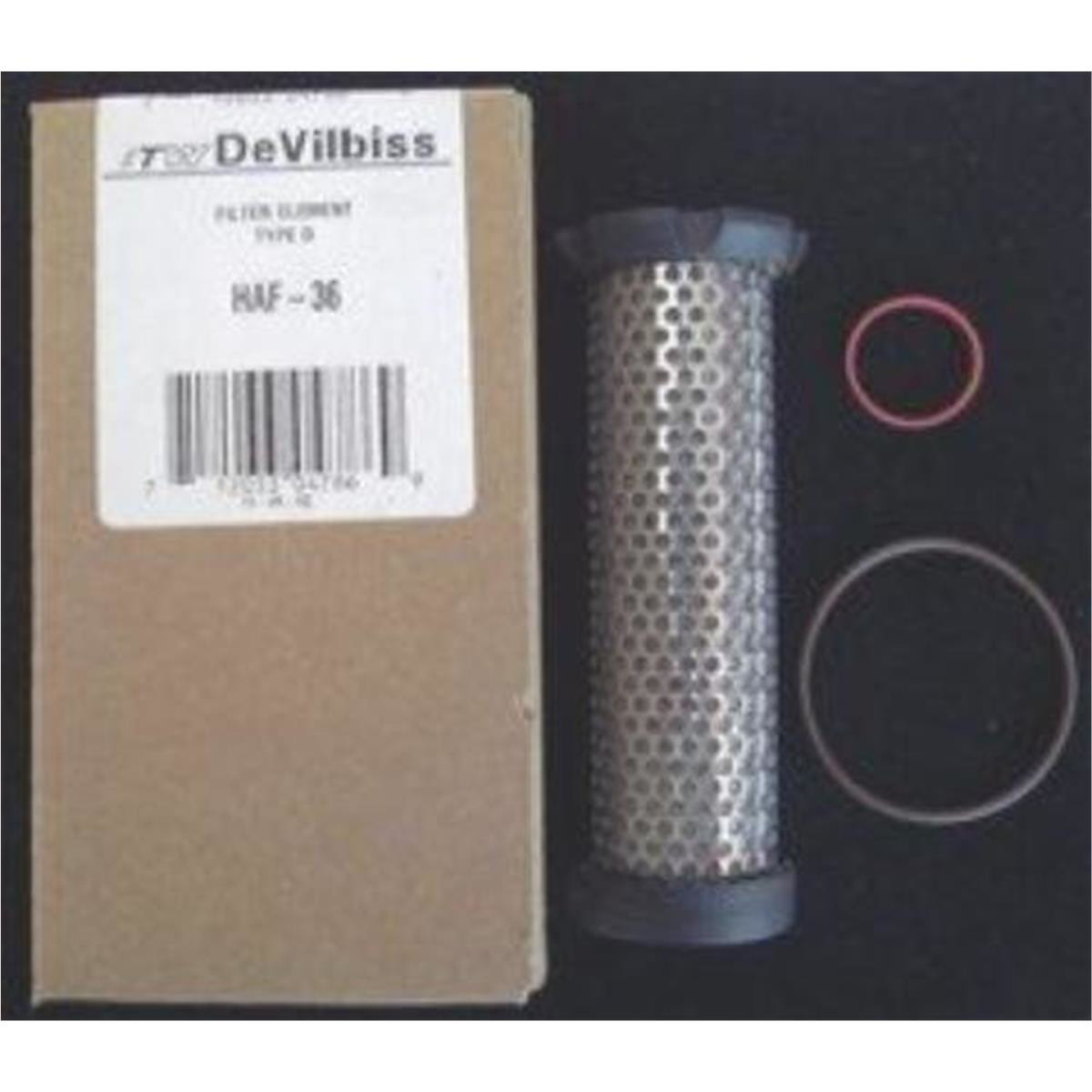 Devilbiss 190937 Charcoal Filter Element Haf-36