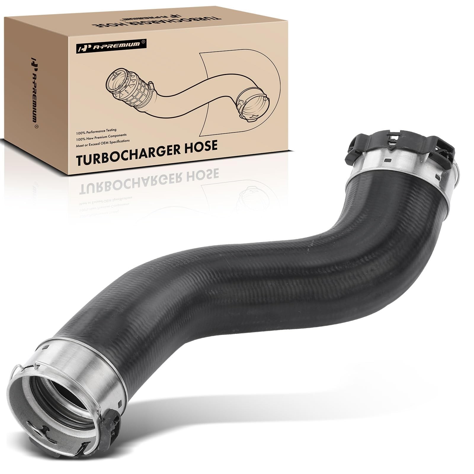 A-Premium Turbocharger Intercooler Hose Compatible with Mercedes-Benz