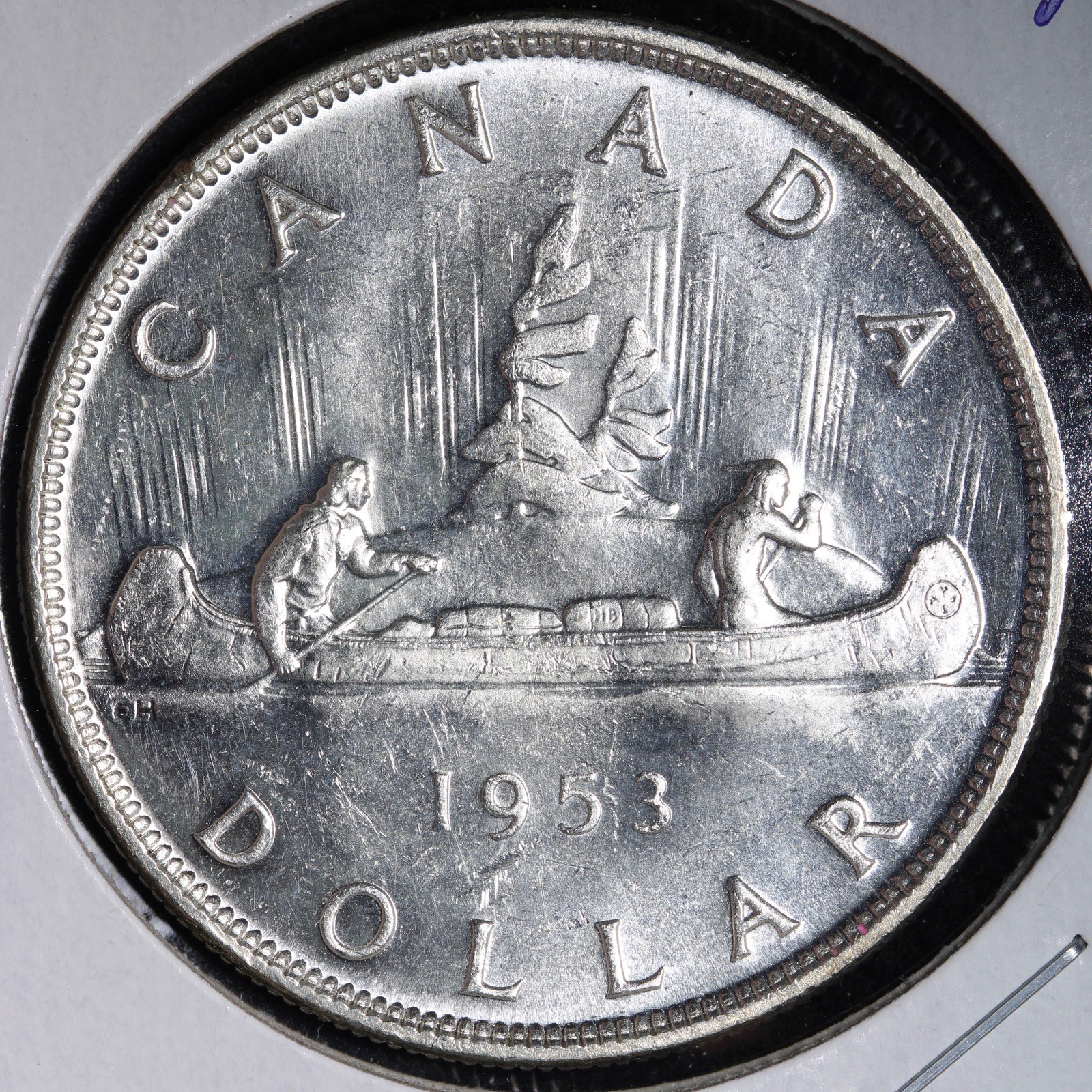 1953 Canada SILVER One Dollar BU *UNCIRCULATED* MS E392 AITHP