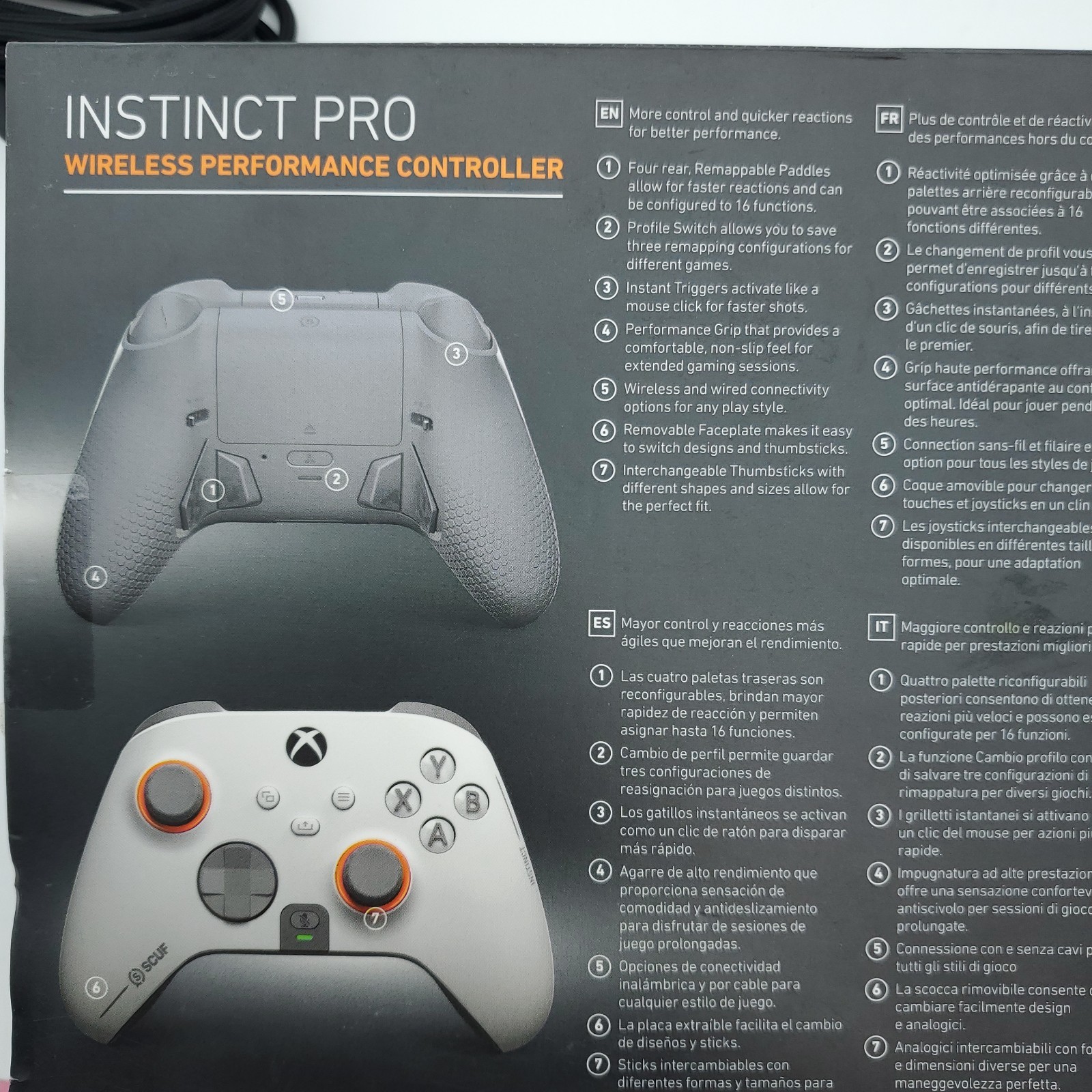 Scuf SG504-01 Instinct Wireless Controller White For Xbox Series X|S/One & PC