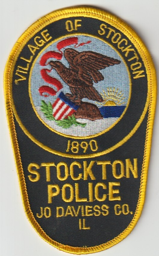Village of Stockton IL obsolete patch shipped from Australia