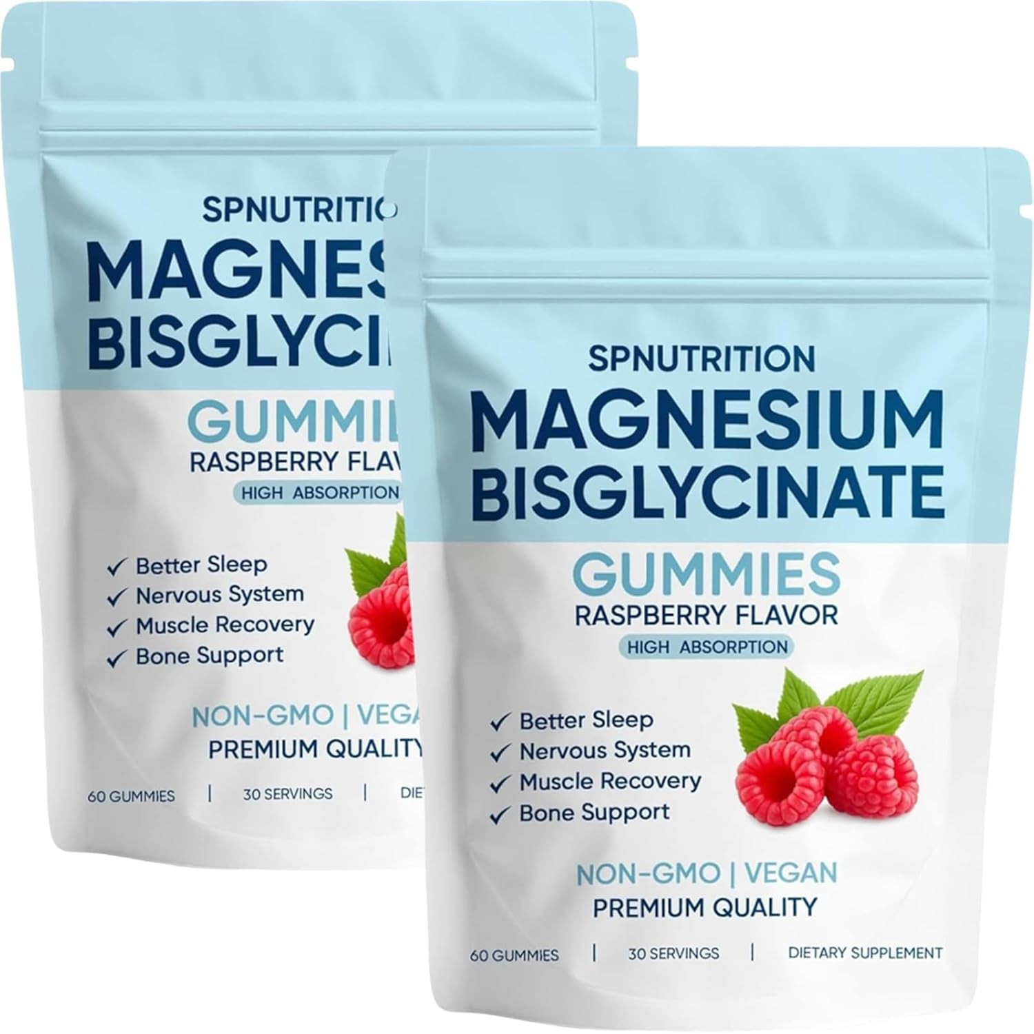 Spnutrition Magnesium Bisglycinate Gummies, with 400Mg Magnesium Bisglycinate
