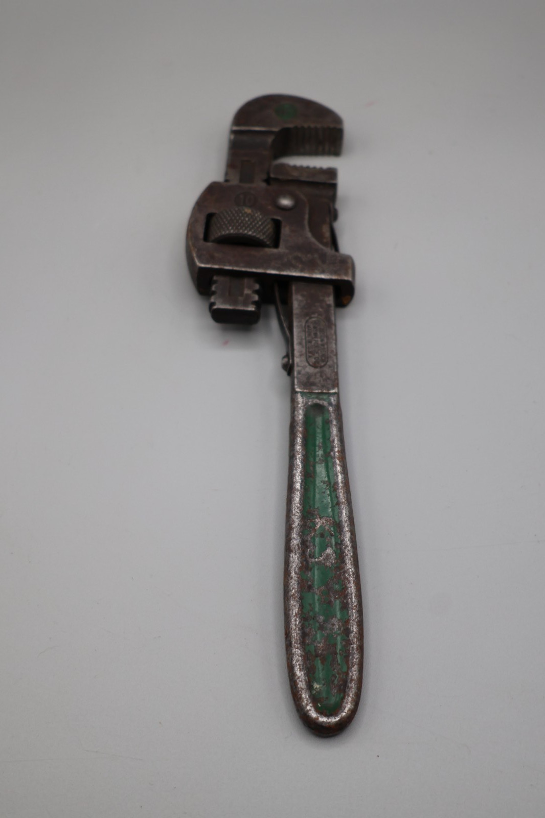 Vintage Genuine Stillson ,Working Pipe Wrench, #10 Hudson Forge OO.