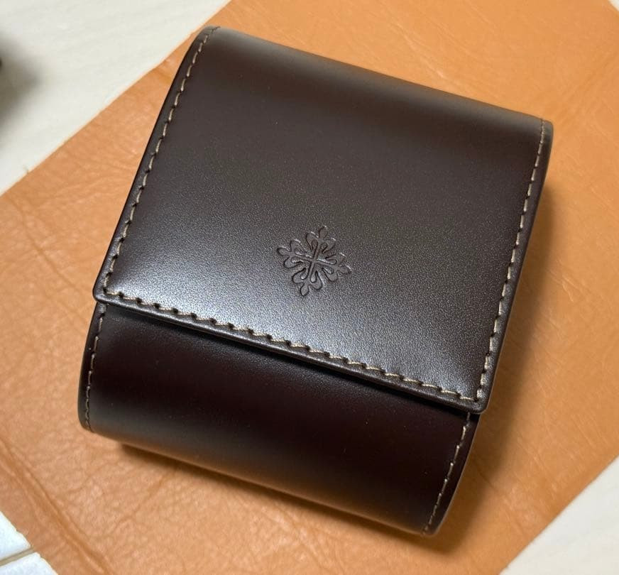 Luxury Leather Watch Travel Case Pouch H997 Organizer Storage Patek Philippe