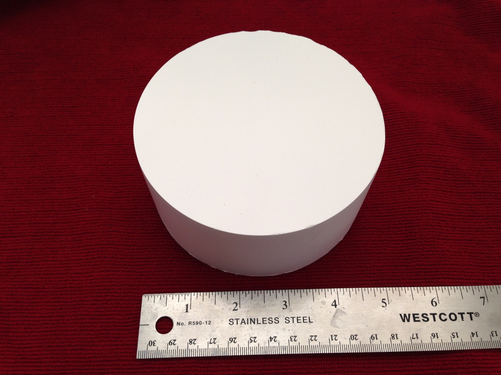 READY TO INSTALL ~5-inch Diameter BC412 Plastic Scintillator for Gamma Detector