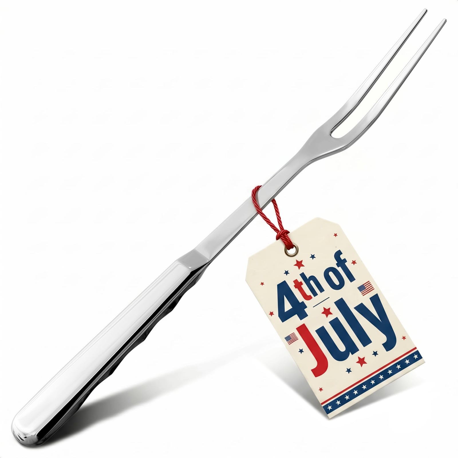 Meat Fork 2 Prongs – Carving 11″ Stainless 11 x 1.5 x 1 inches, Silver