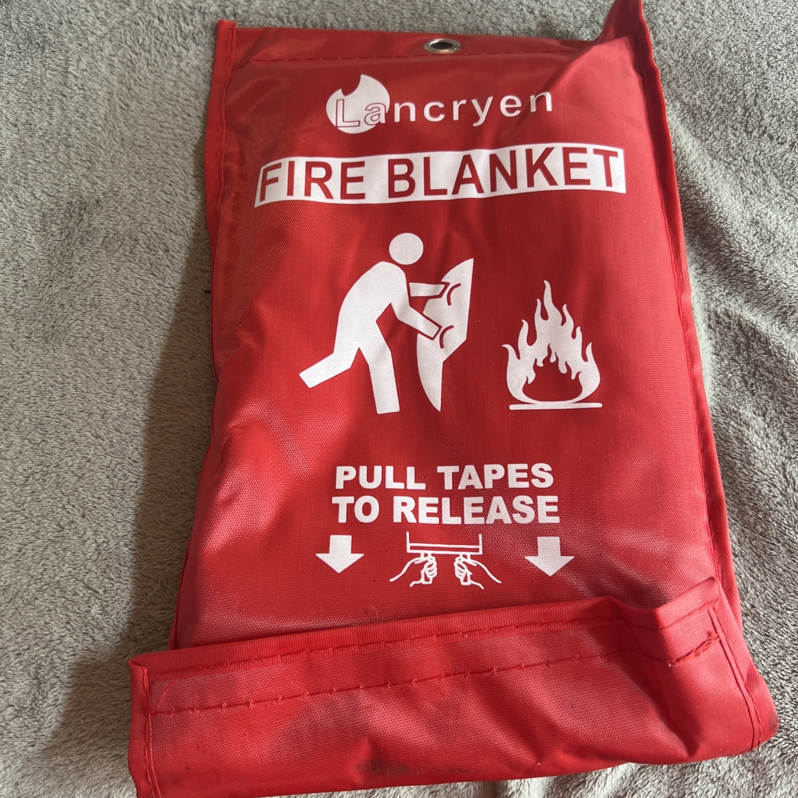 Lancryen Emergency Fire Blanket, Fire Extinguisher Blanket, Fire Suppression