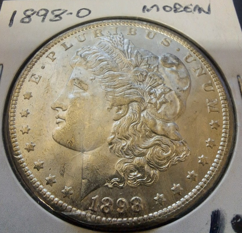 1898-O Morgan Silver Dollar Gemmy BU Bargain Low MIntage!