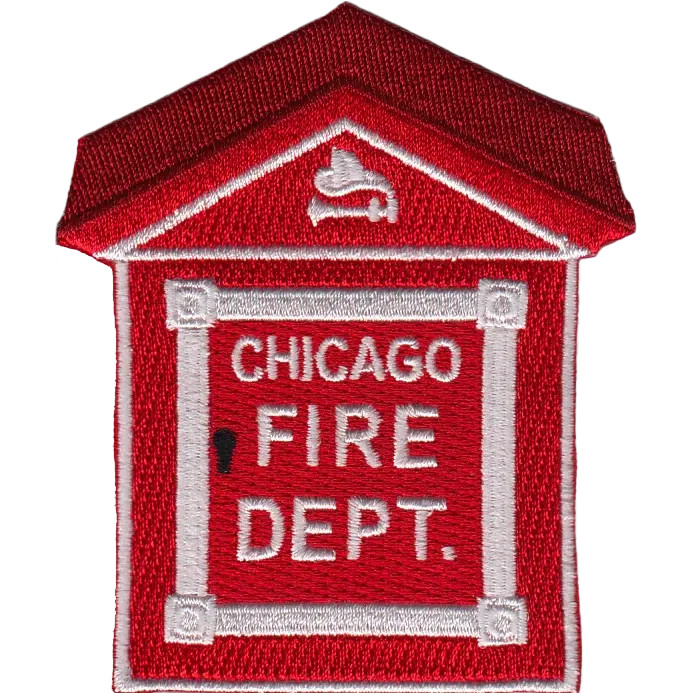 CHICAGO FIRE DEPARTMENT CALL BOX PATCH