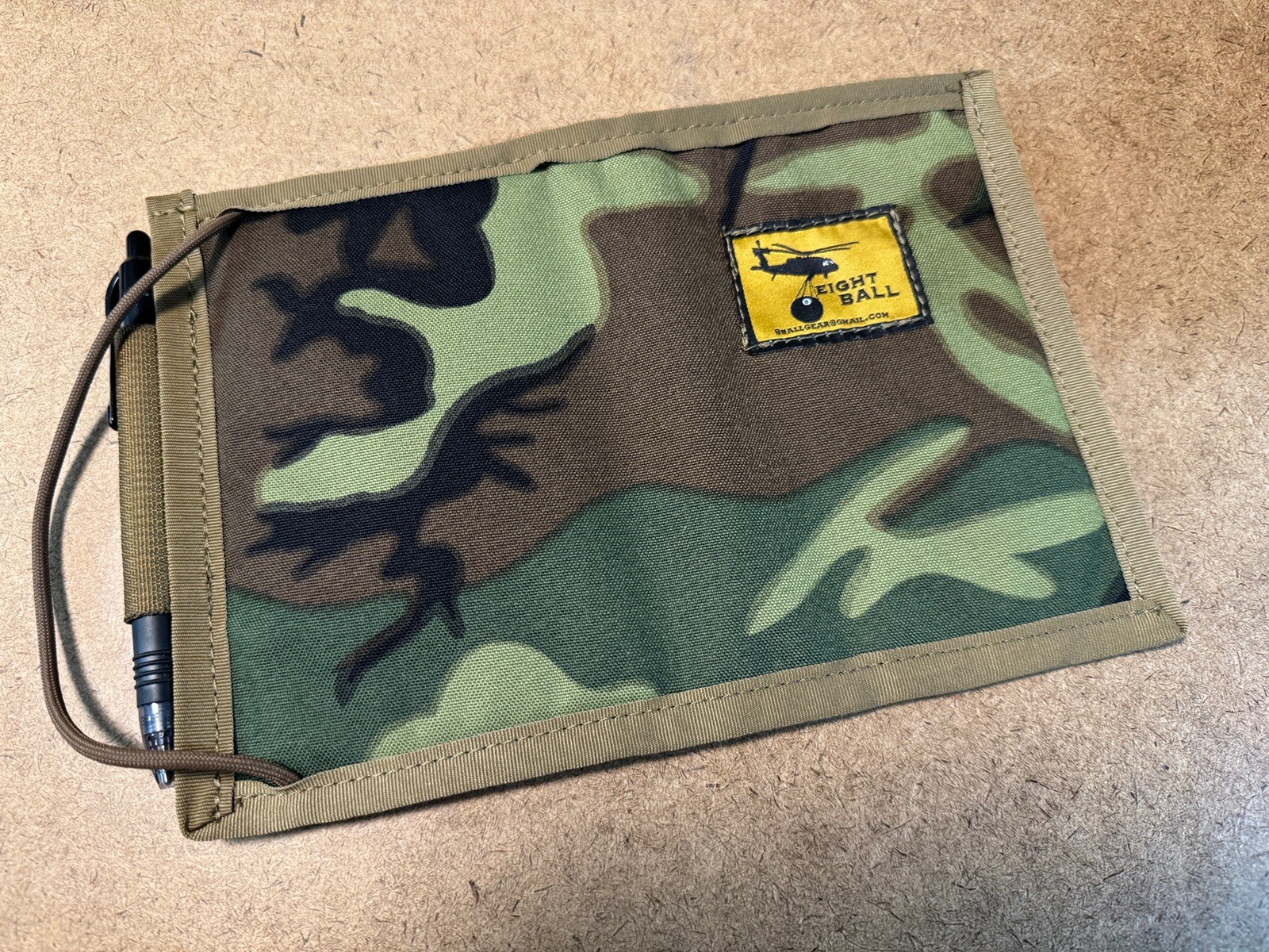 Eight Ball Gear Notebook ERDL Vietnam style Camo