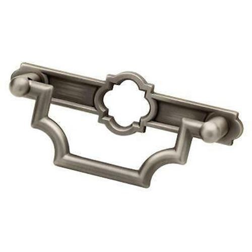 3" Emblem Bail Pull Heirloom Silver