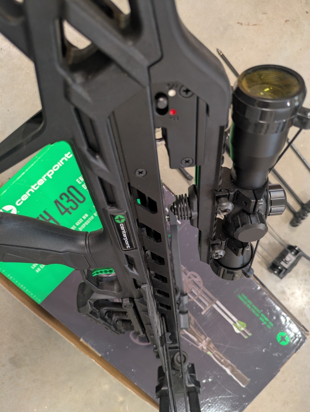 CenterPoint Wrath 430 Compound SC package Crossbow 430 FPS