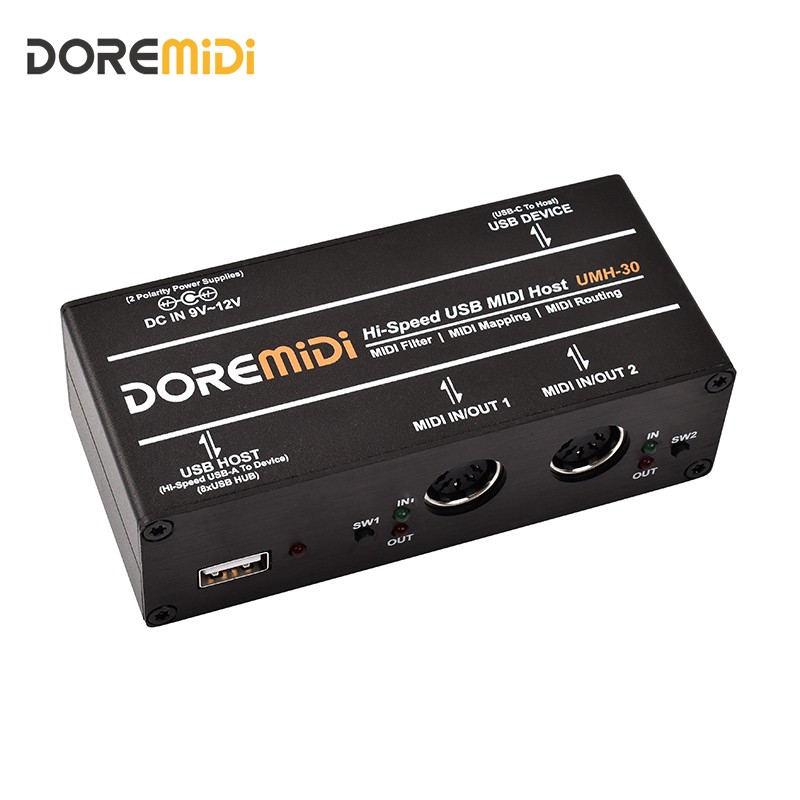 High-Speed USB HOST 3G MIDI Host Box MIDI Host USB To MIDI Converter UMH-30