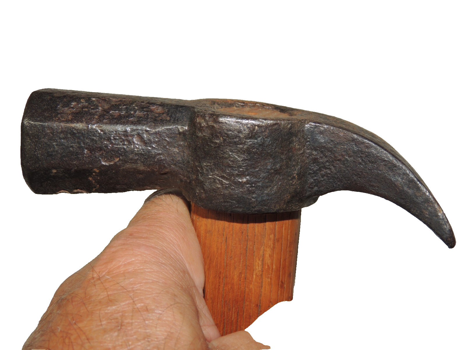 Antique Hand Forged, Blacksmith Claw Hammer, Nail Pull, Primitive