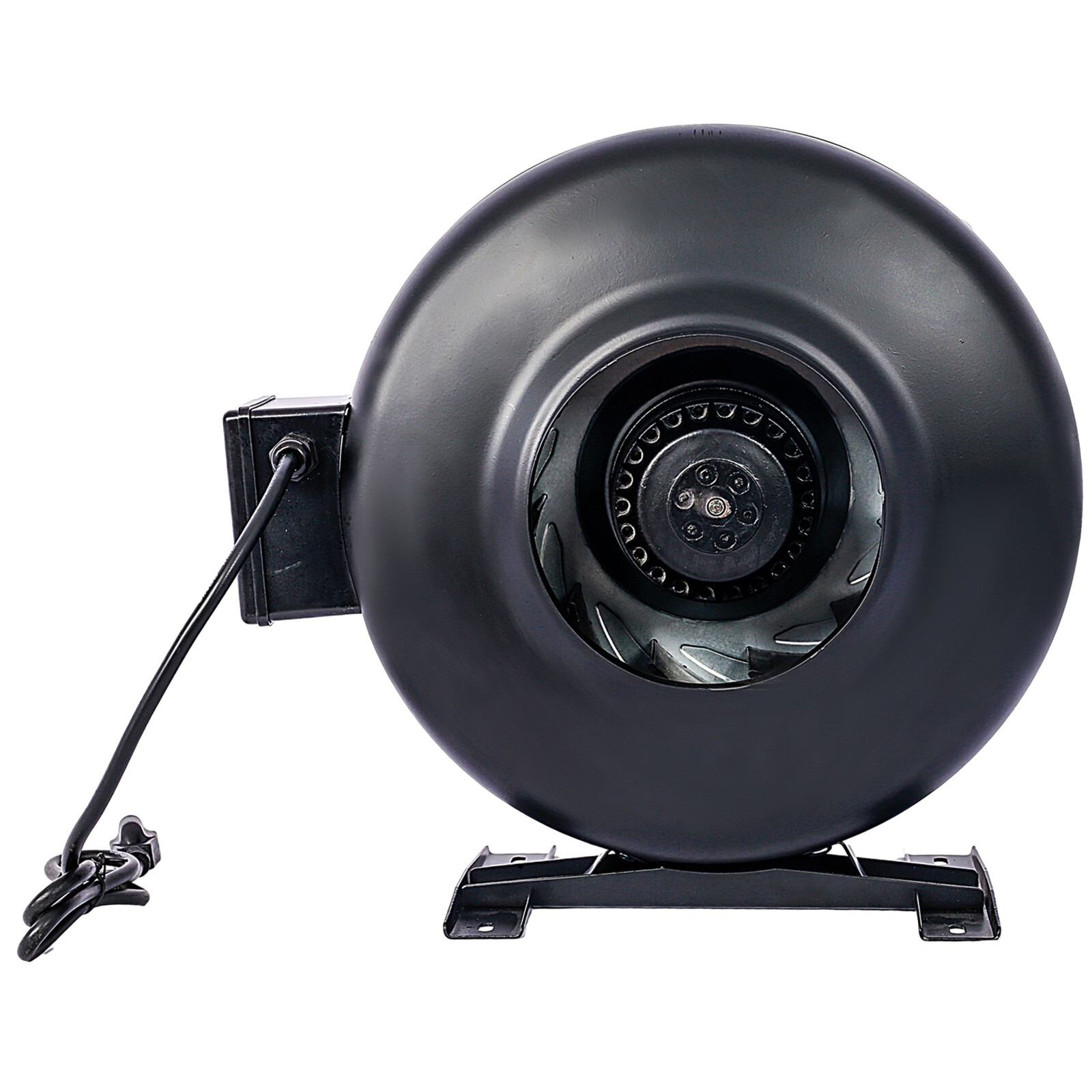 6'' 412 CFM Inline Duct Fan: Air Circulation Vent Blower