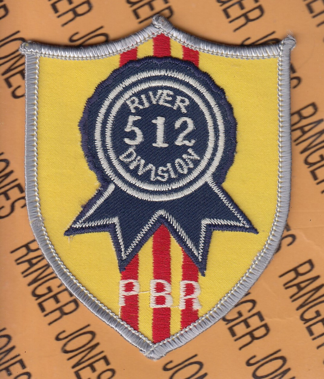 USN Navy 512th River Assault Division PBR ~4" patch m/e