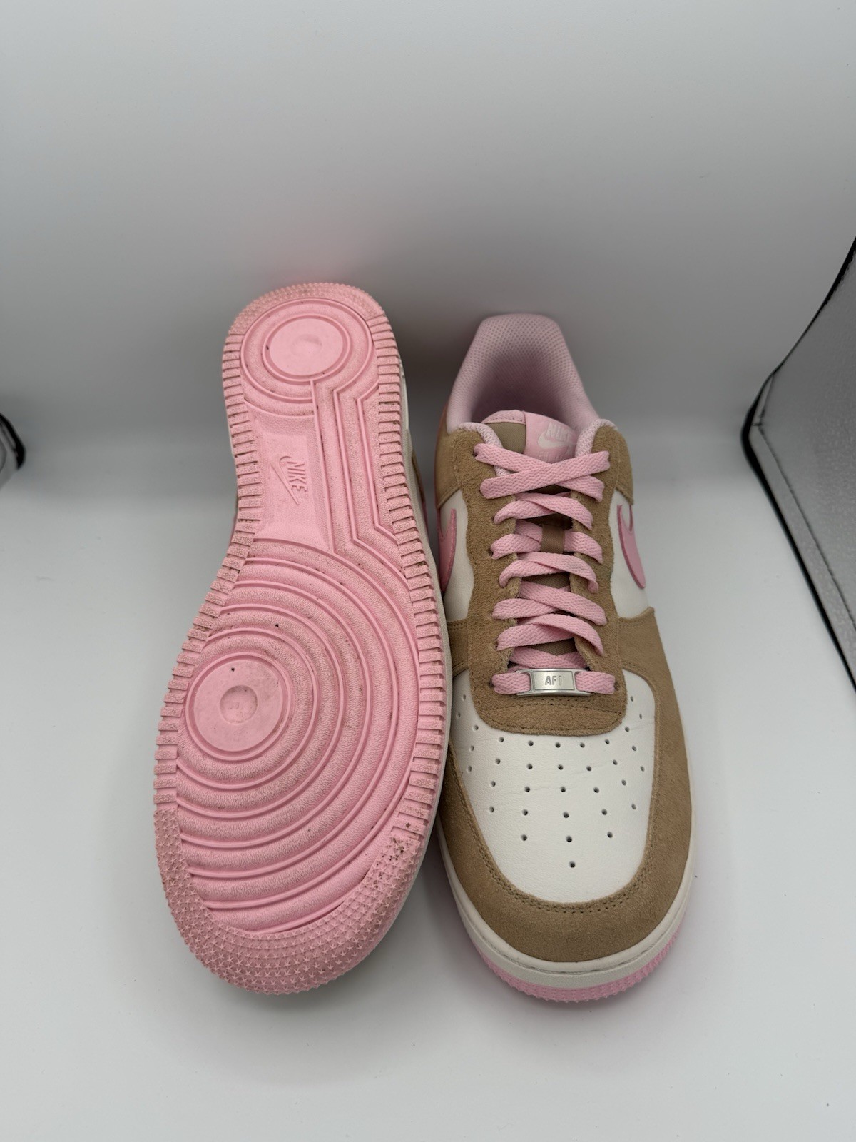 Size 11.5 - Nike Air Force 1 '07 LV8 Hemp Pink