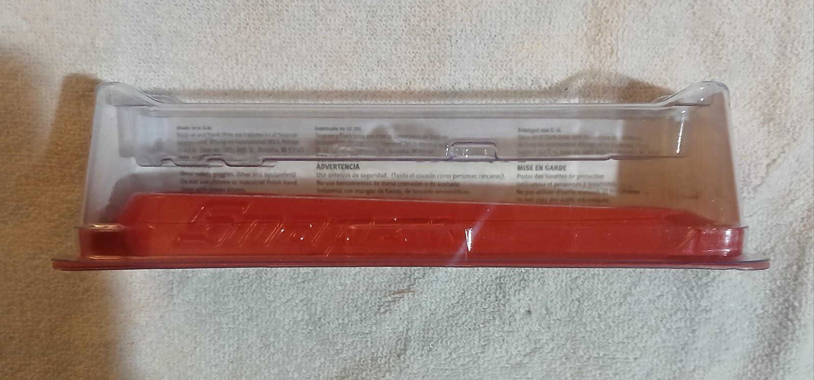 Snap-On Socket Tray - 10pc SAE Shallow - 110TMY - PAKTY233 w/ Lid & Info Card