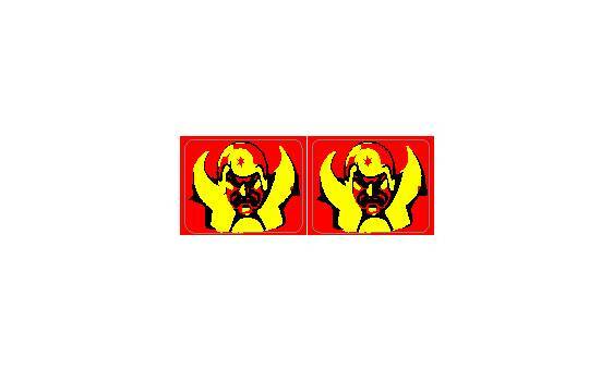 Bally Flash Gordon Pinball Machine Spinner Decal Set 2 Sets for Both Sides