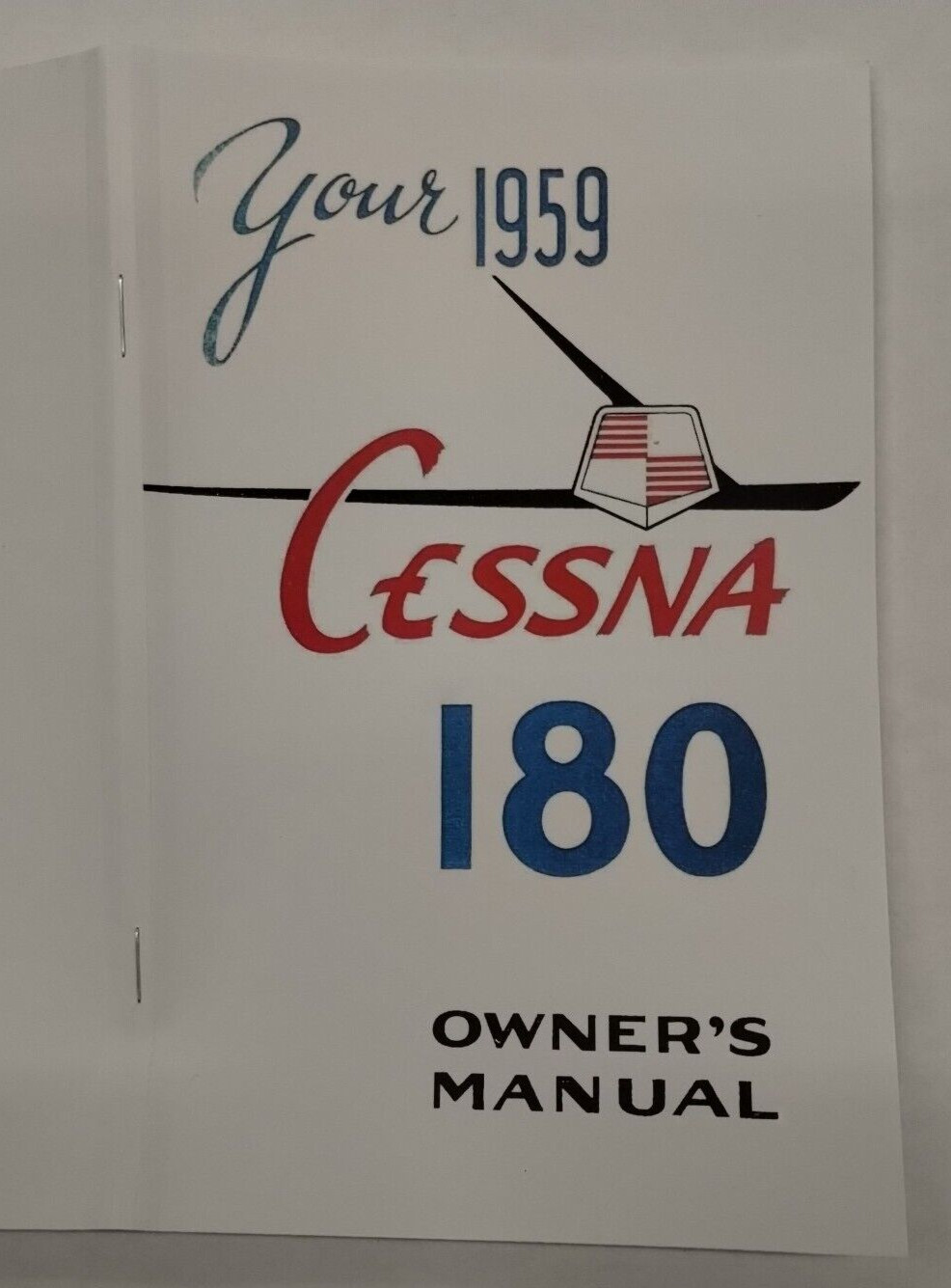 Cessna 1959 Model 180B Owner's Manual-Reproduction