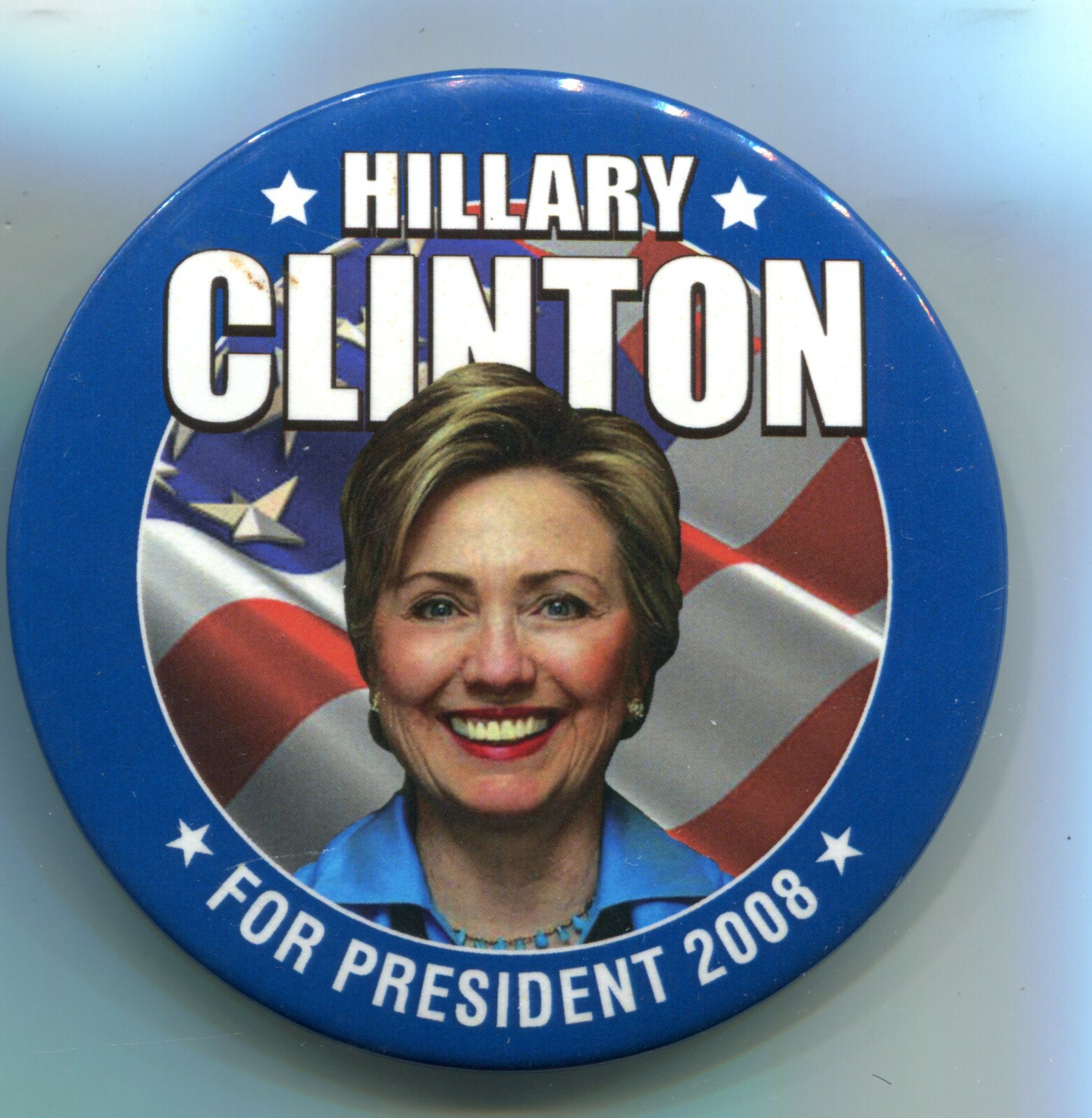 4 Hillary Clinton Pinback Buttons