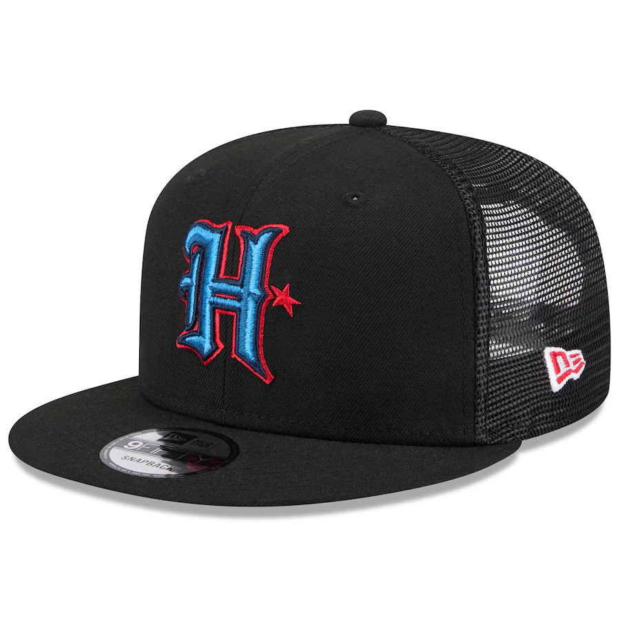 Houston Texans New Era Classic 950 9FIFTY Adult Trucker Snapback Hat Cap Black