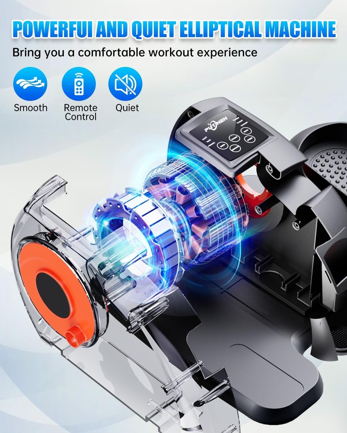 Compact Elliptical Machine for Home Use – Silent, Portable & Adjustable Speeds
