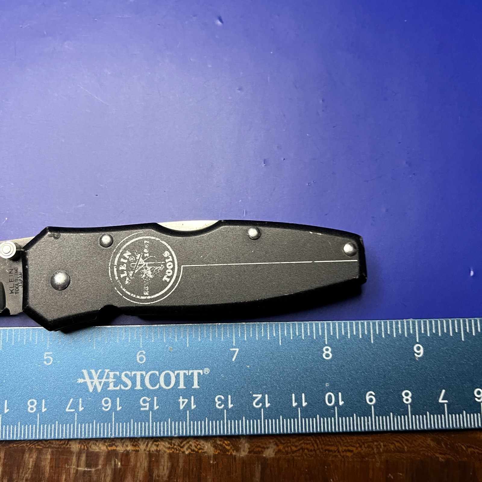 Klein Tools 44052BLK Tanto Lockback Knife