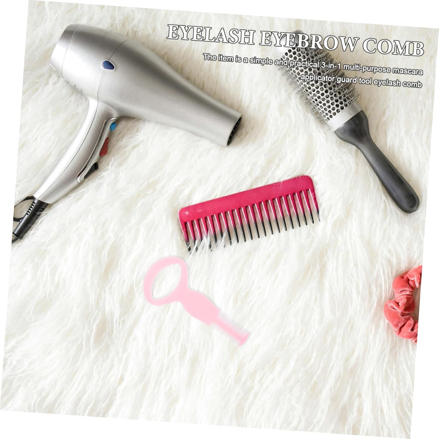 3-in-1 Mascara Applicator Guide and Eyelash Comb Tool for Precise Makeup