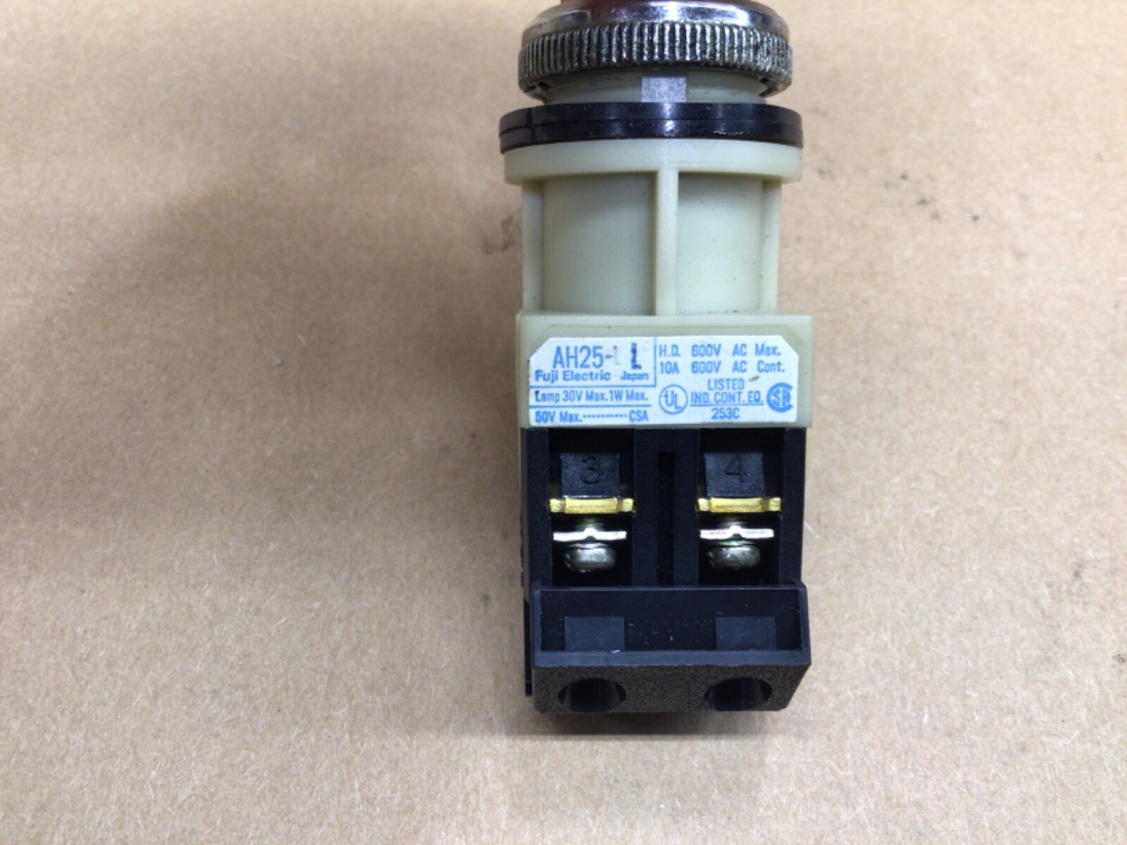 Fuji AH25-L Orange Push Button #4022L12IAC