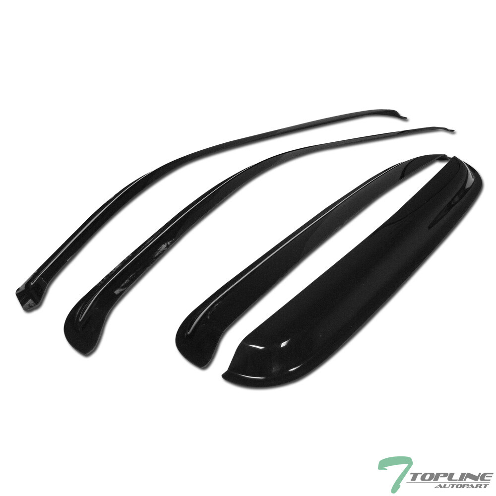 Topline For 2000-2006 Chevy Tahoe/Yukon Sun Rain Guard Vent Shade Window Visors