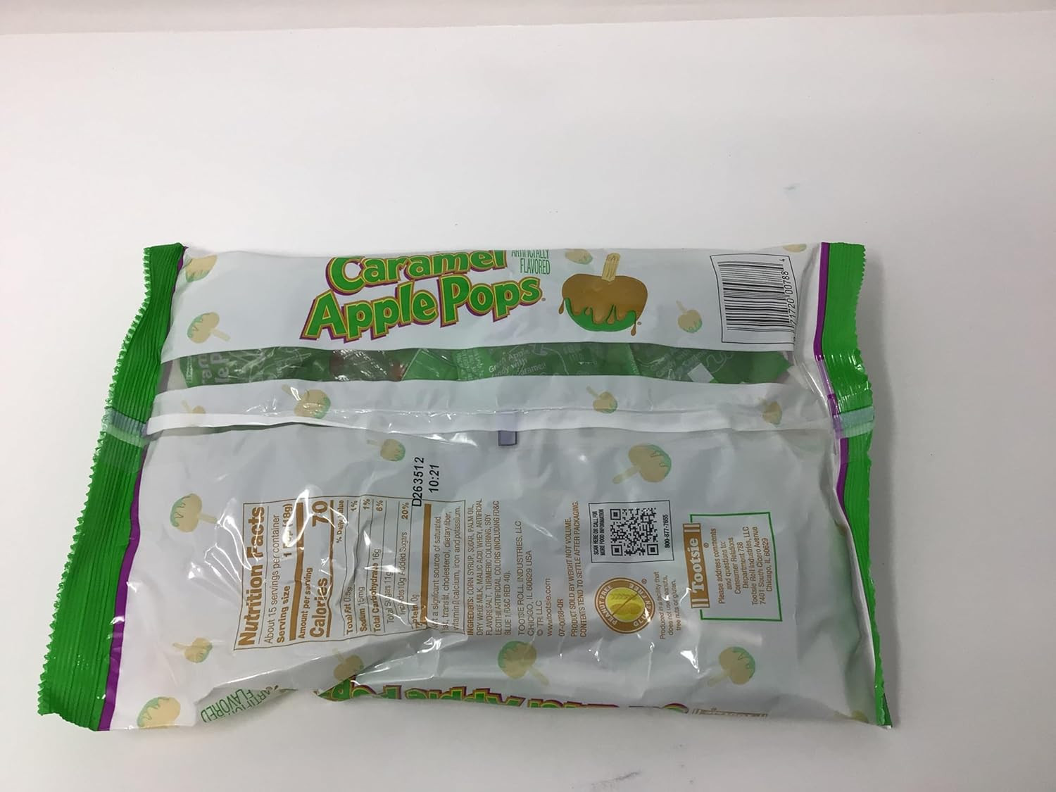 Caramel Apple Pops Green 9.4 Oz Bag