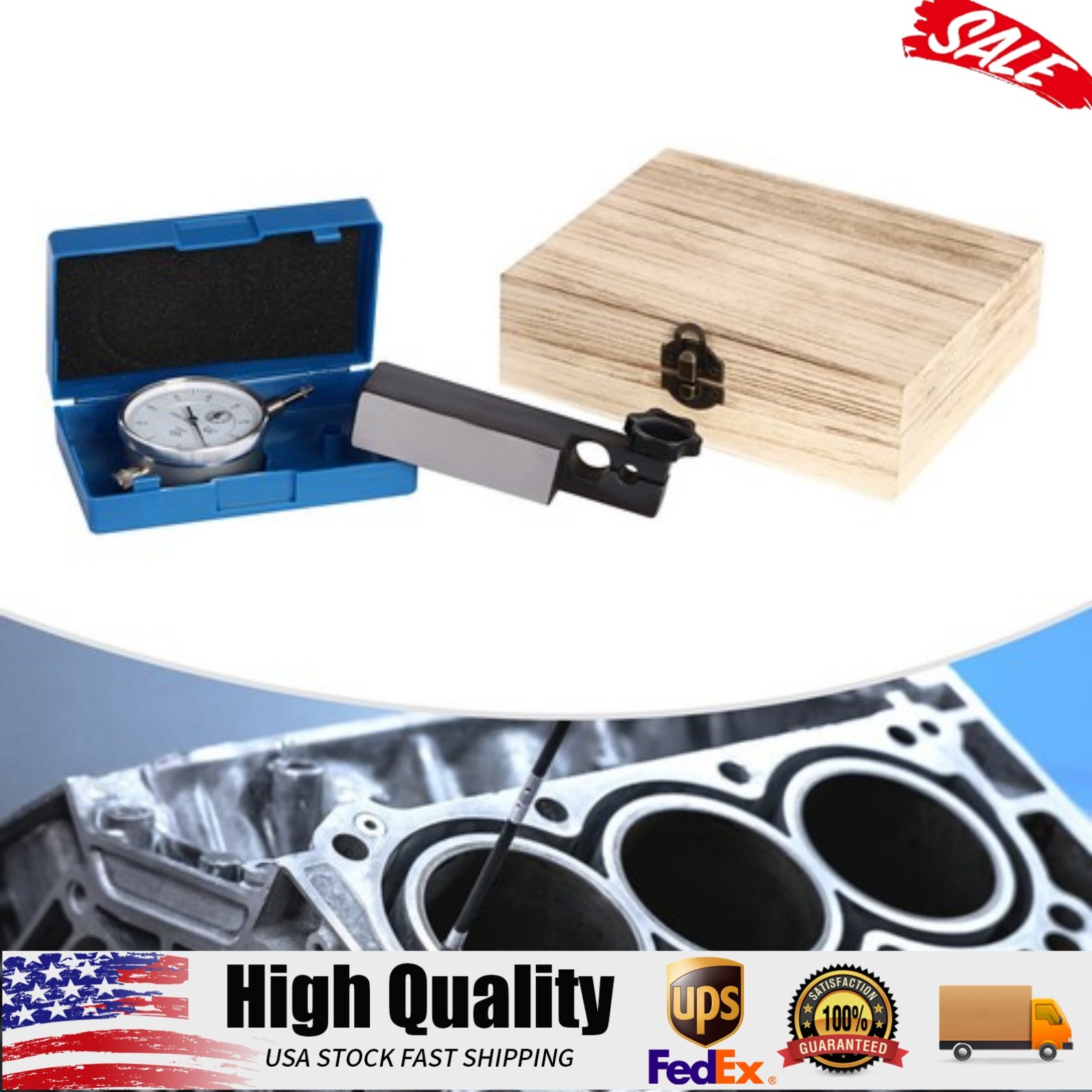 Cylinder Liner Protrusion Measurement Tool Dial Indicator For Diesel Engines