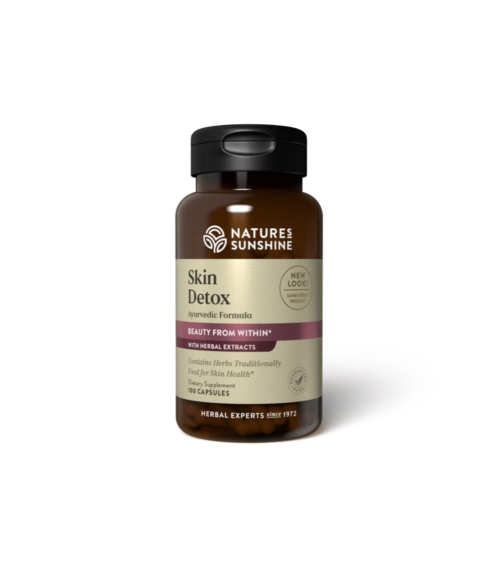 NATURE'S SUNSHINE Skin Detox - Ayurvedic beauty blend (100 CT) FREE SHIPPING