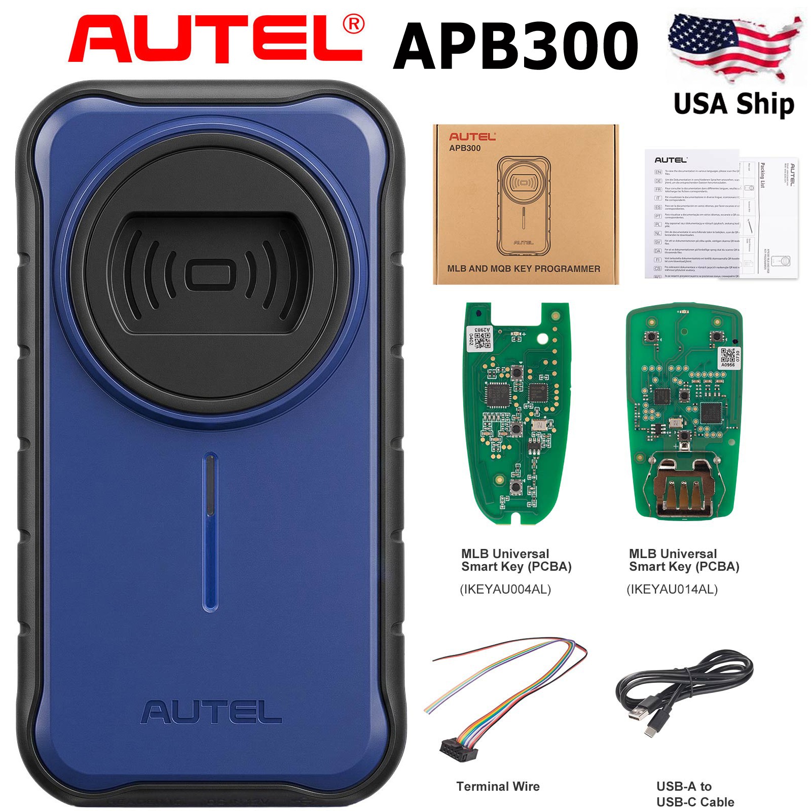 AUTEL MAXIIM APB300 Progarmmer With 2 Pieces of Key Boards