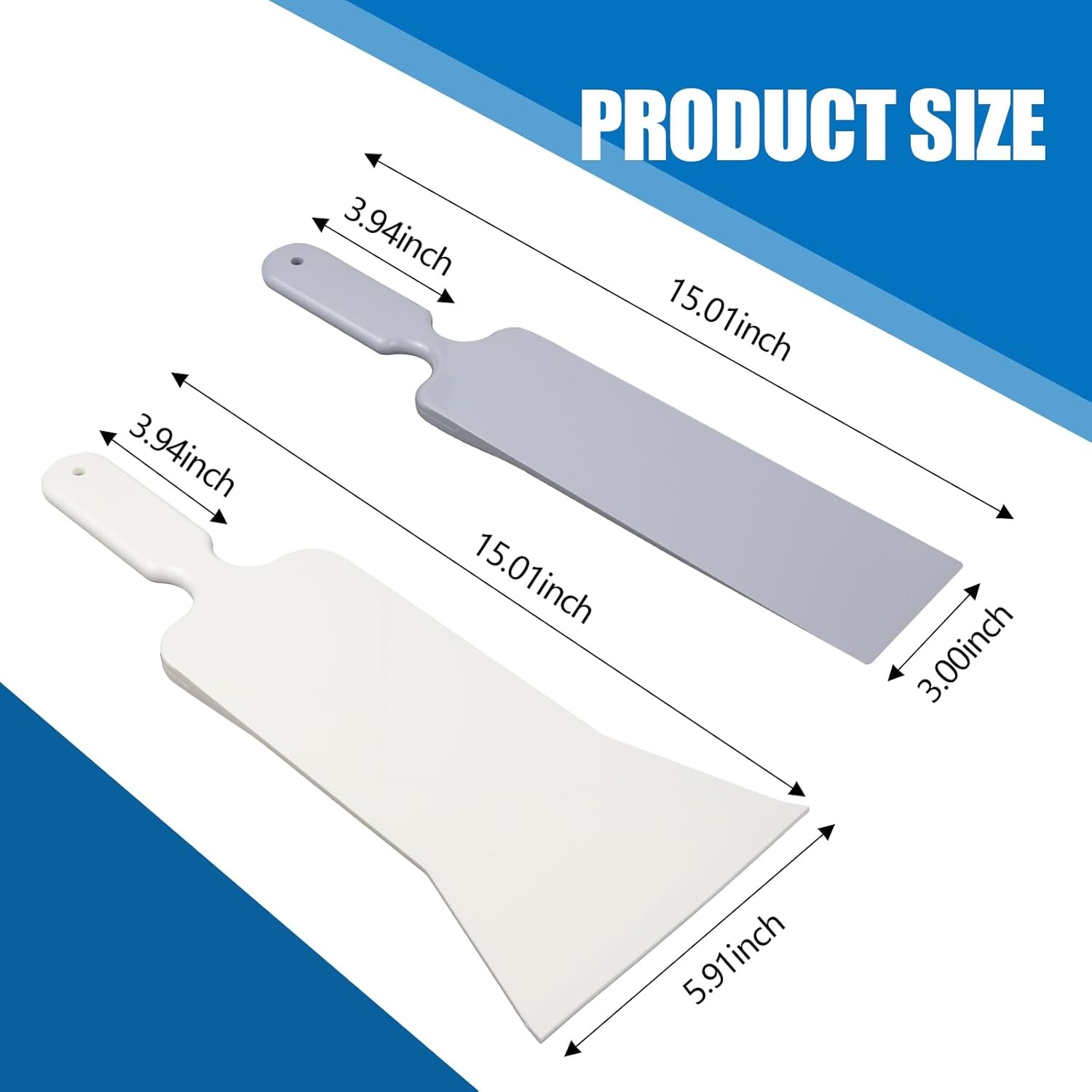 2PCS Car Bulldozer Squeegee, Long Handle Tint Tools, Scrubber Bulldozer Squeegee