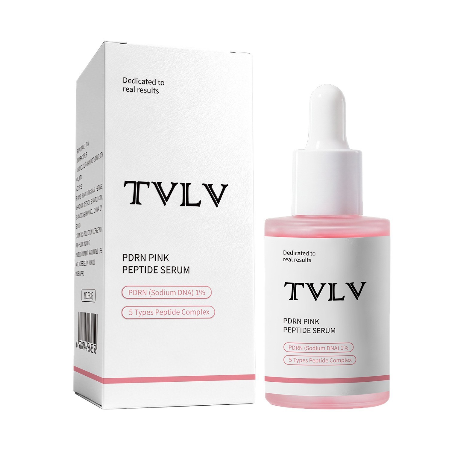 TVLV PDRN Pink Peptide Serum with Salmon DNA Pink Glow Serum with Peptides 2026