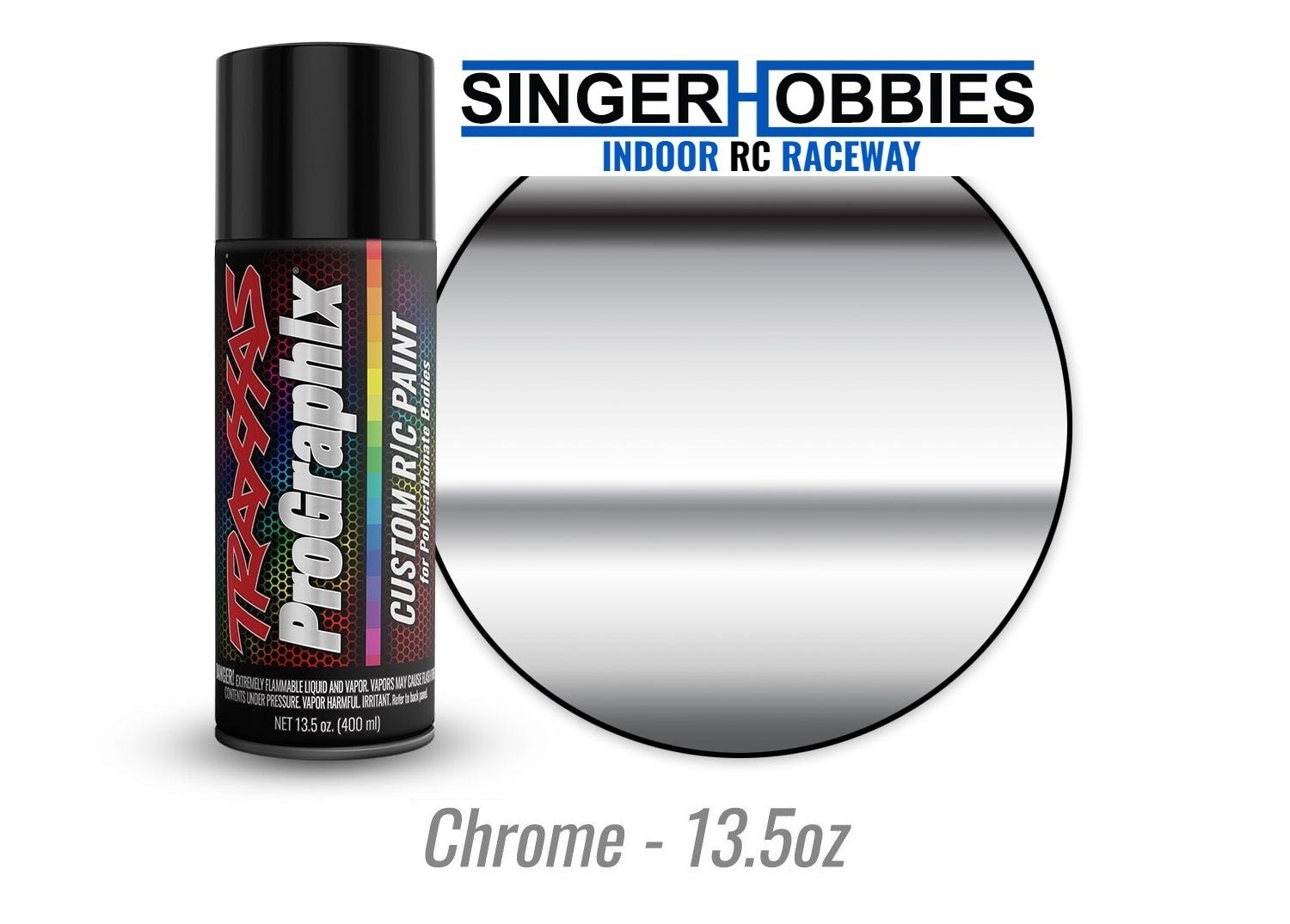 TRAXXAS 5046X Chrome ProGraphix Spray Paint (13.5 oz)