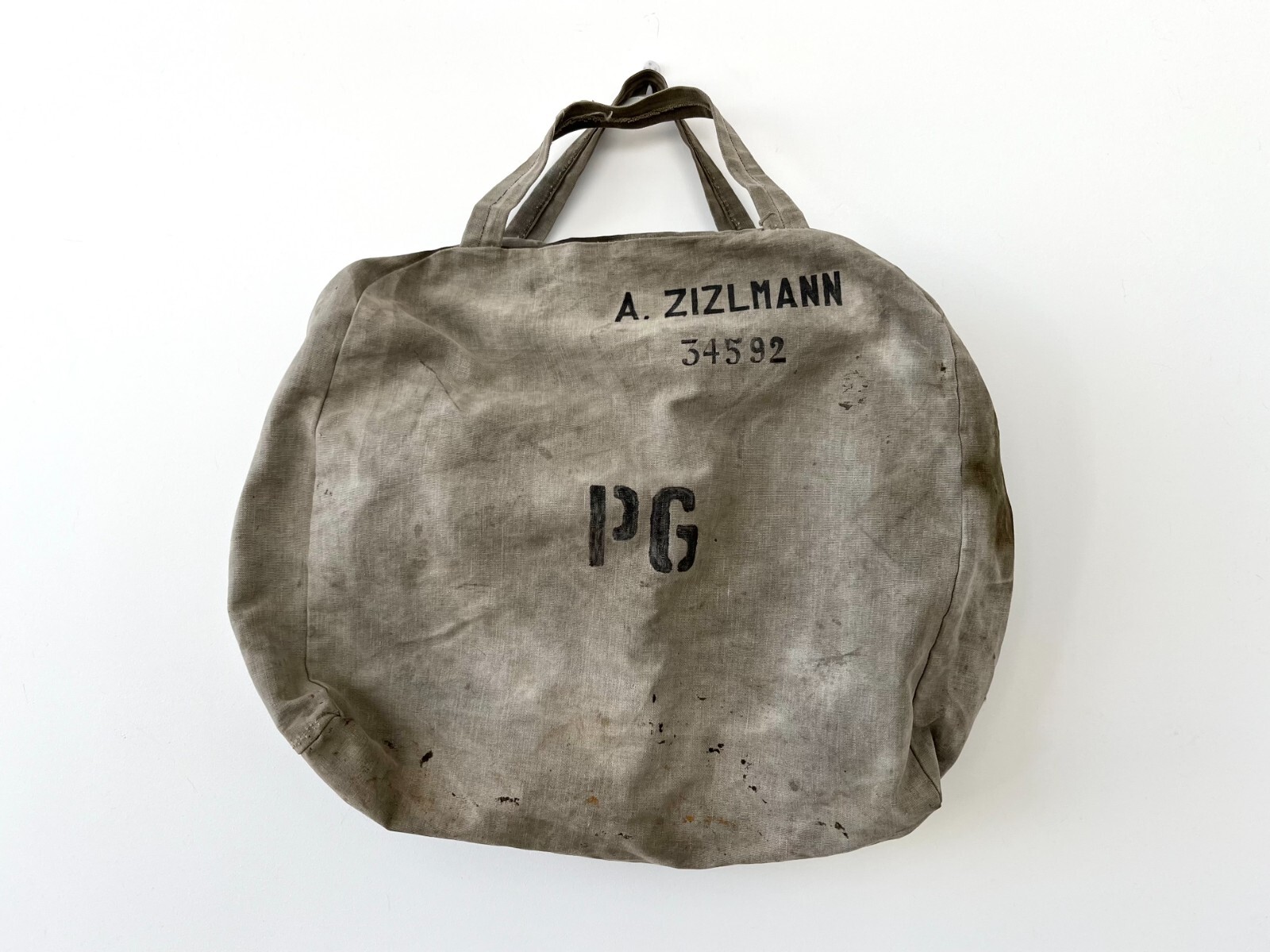 WW2 German Soldier POW in France Bag - Prisoner Return from French Captivity