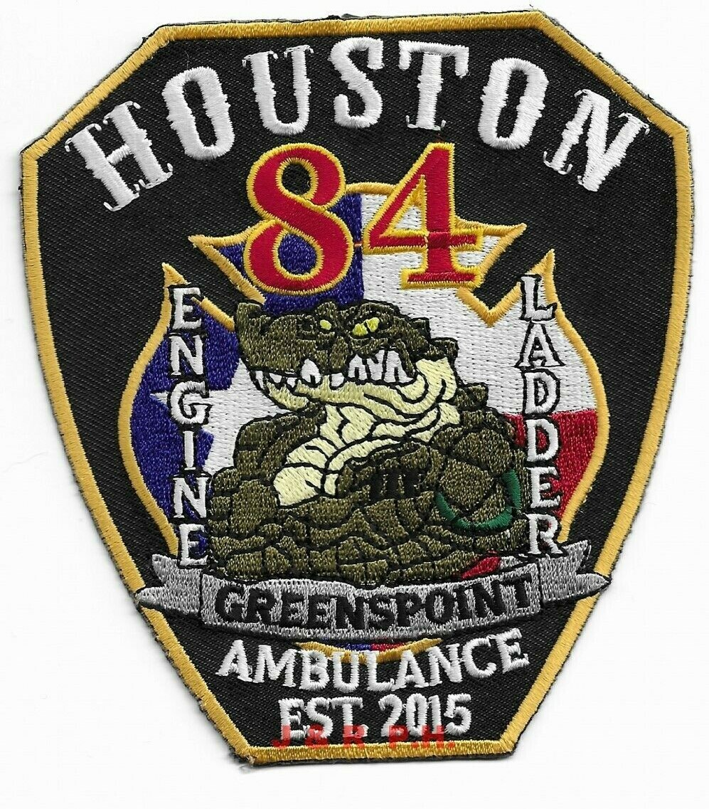 Houston Station - 84  "Greenspoint", Texas (4" x 4.5" size)  fire patch