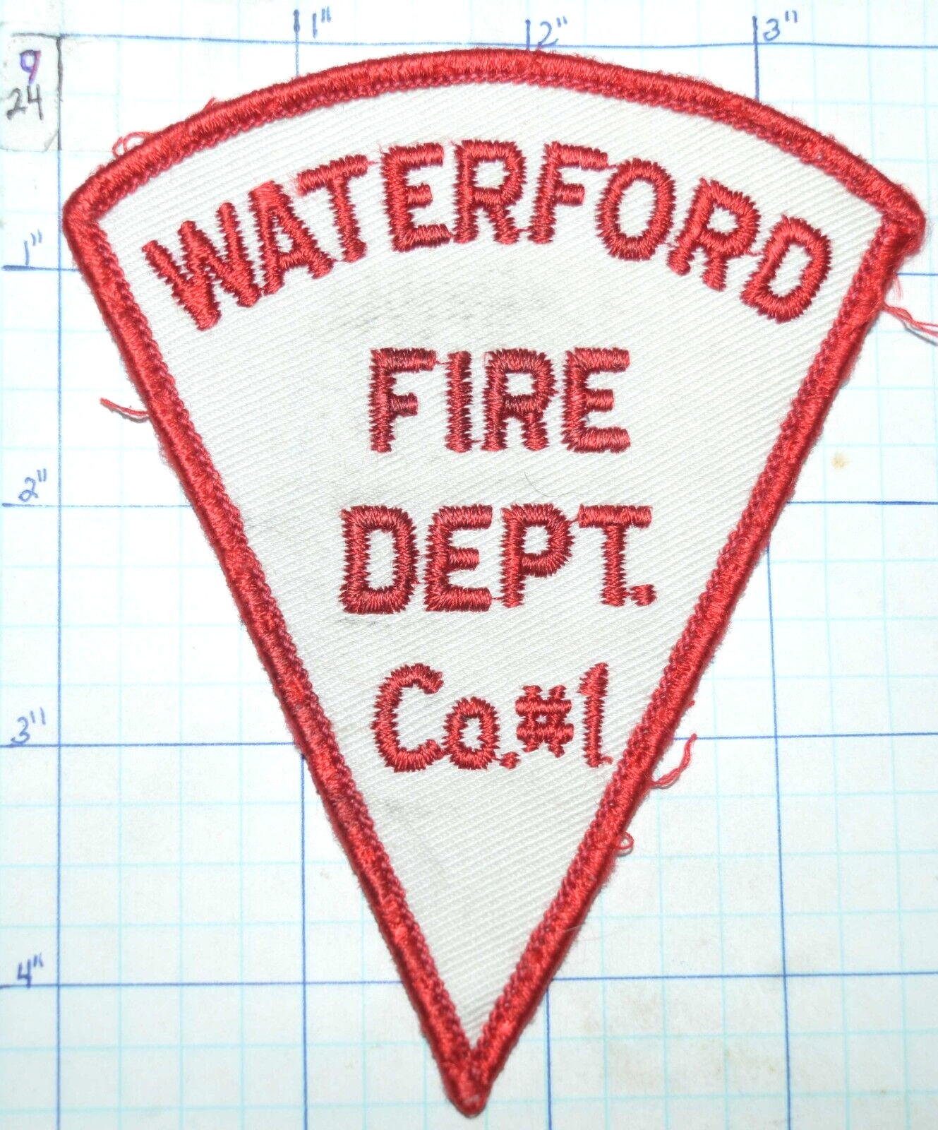 CONNECTICUT, WATERFORD FIRE DEPT COMPANY #1 PATCH