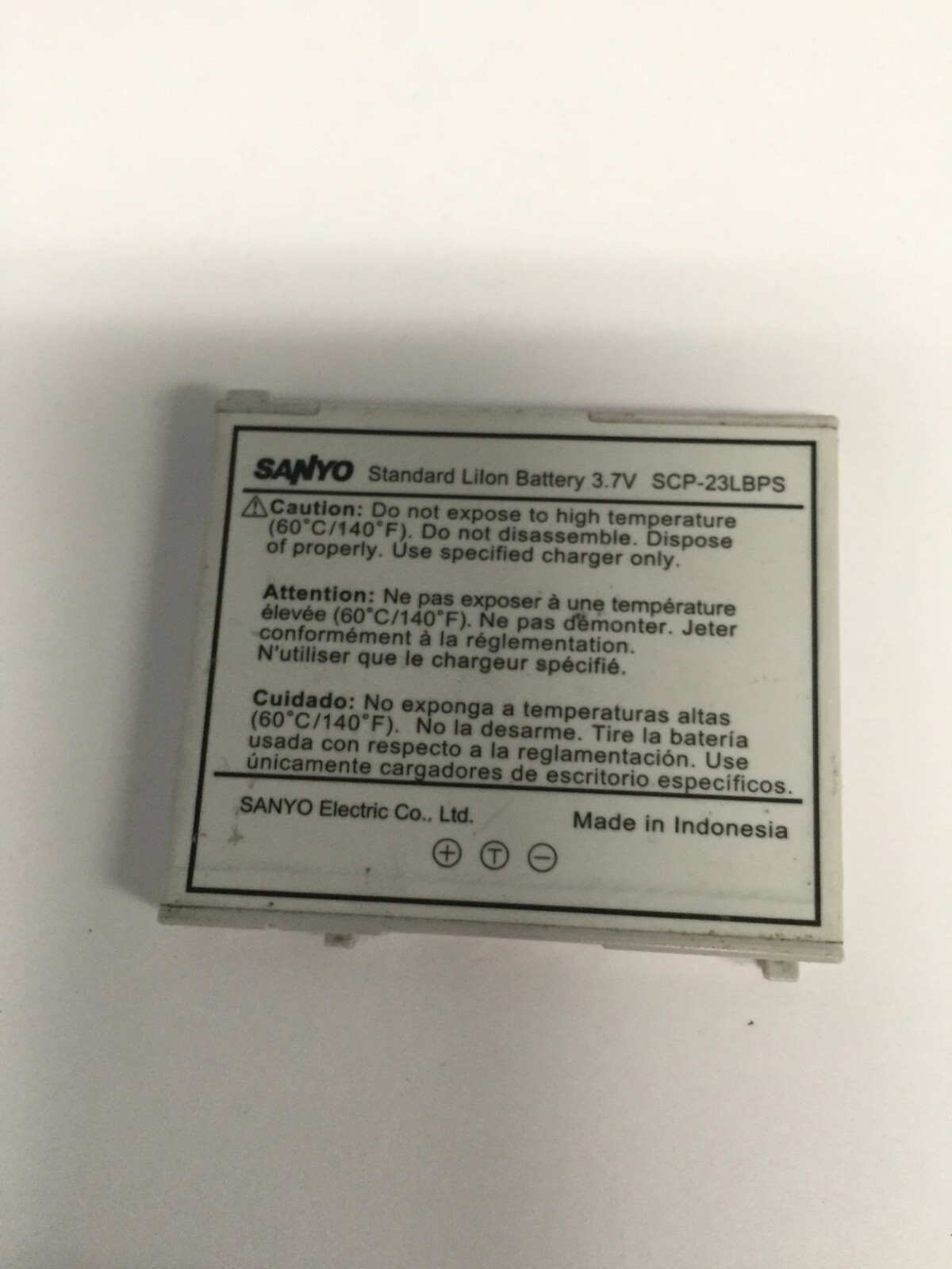 Sanyo SCP-23LBPS Li-Ion OEM Tested Battery for Katana 6600 Cellphone