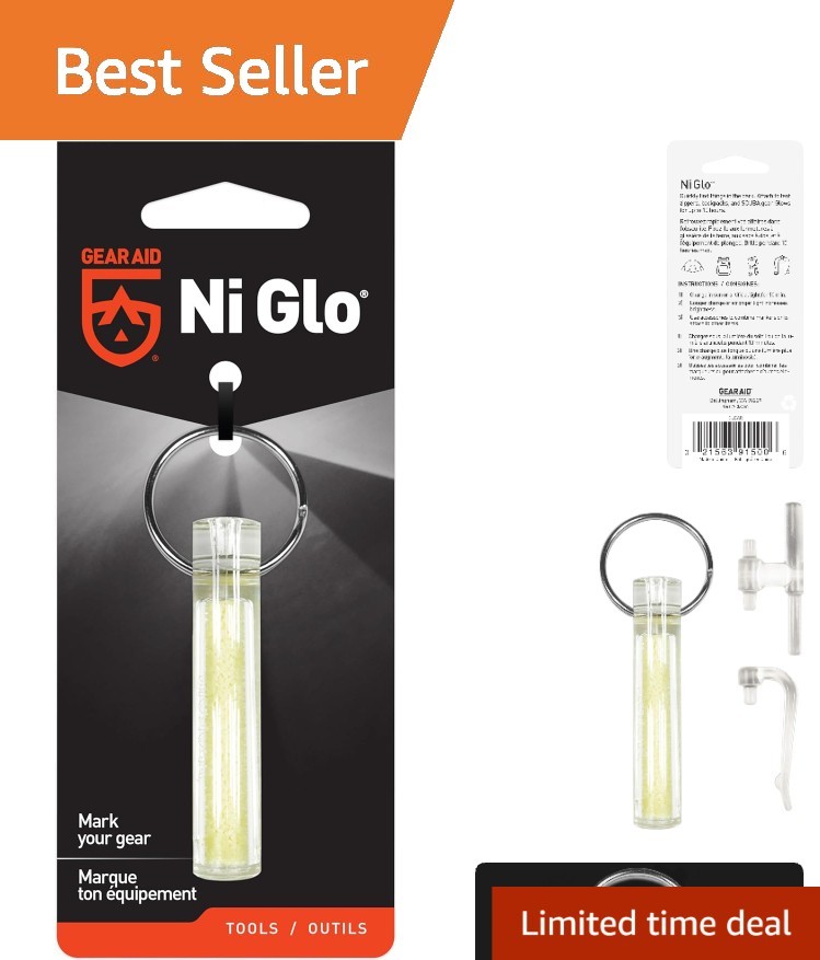 Rechargeable Glow-in-the-Dark Keychain - Perfect for Camping & Night Adventures