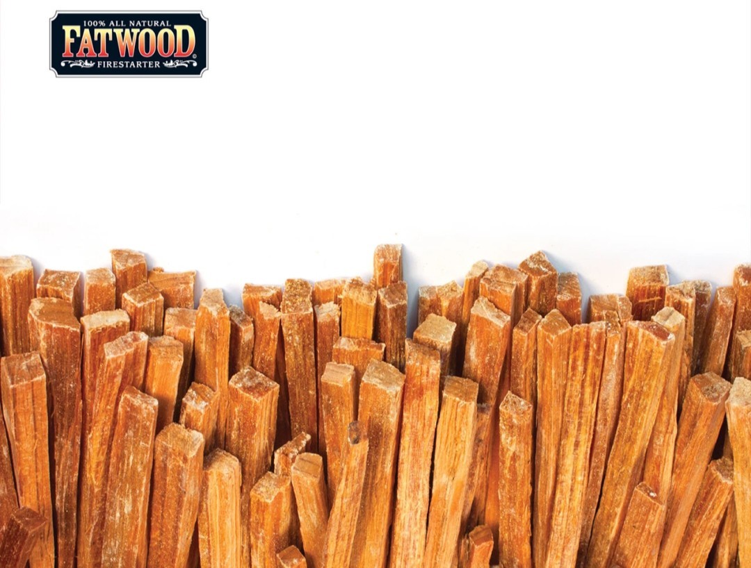 3.5 lb Fatwood Tinder Fire Starter Fat Wood Camping Smoker Grill Fireplace