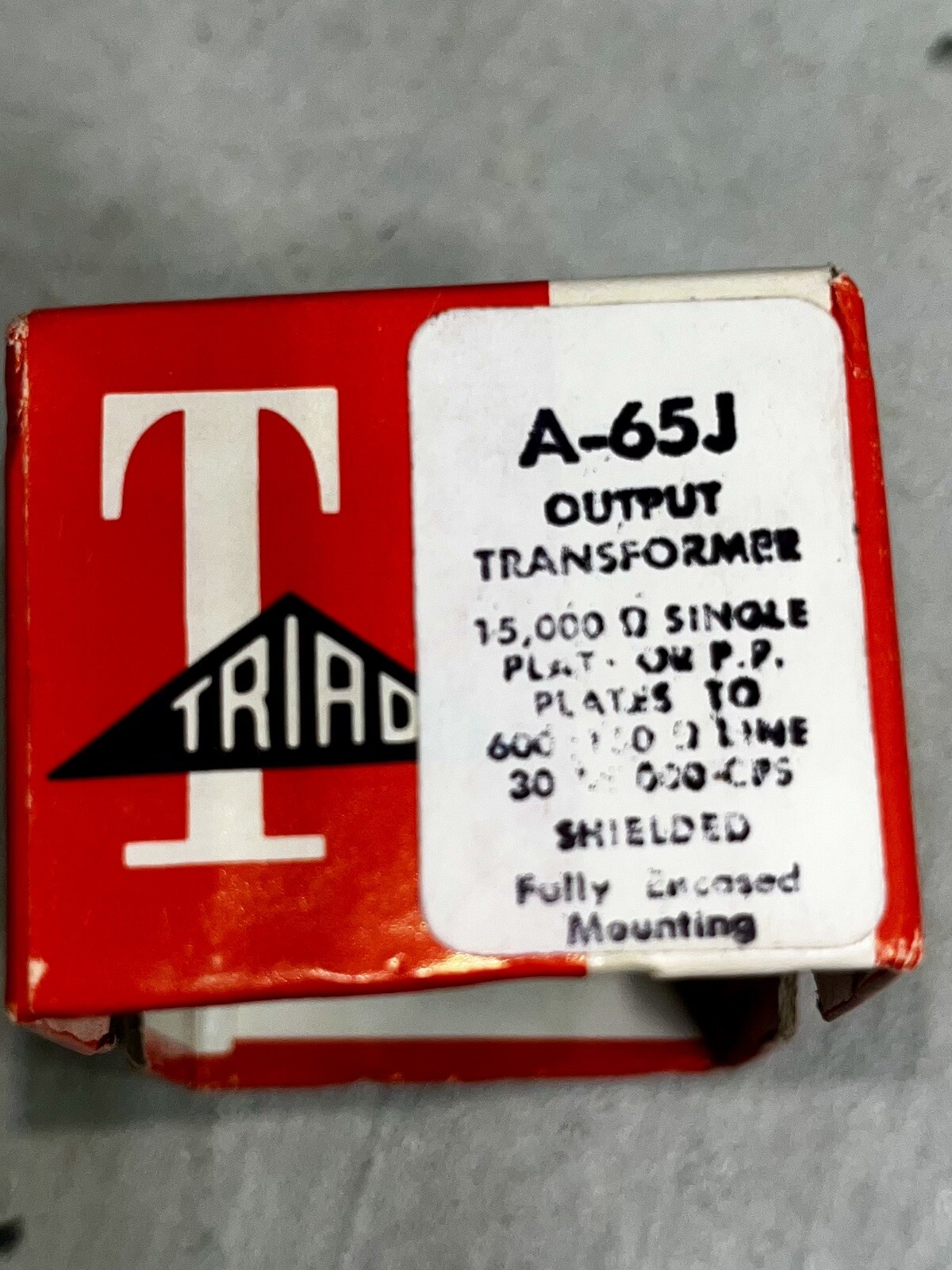Box lid only for Triad A 65J Transformer A-65J box