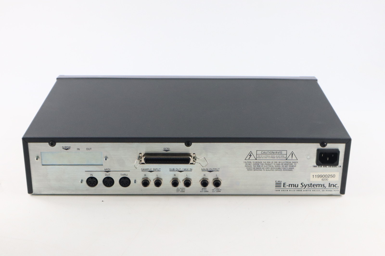 E-MU ESI-2000 Turbo Digital Sampler Working