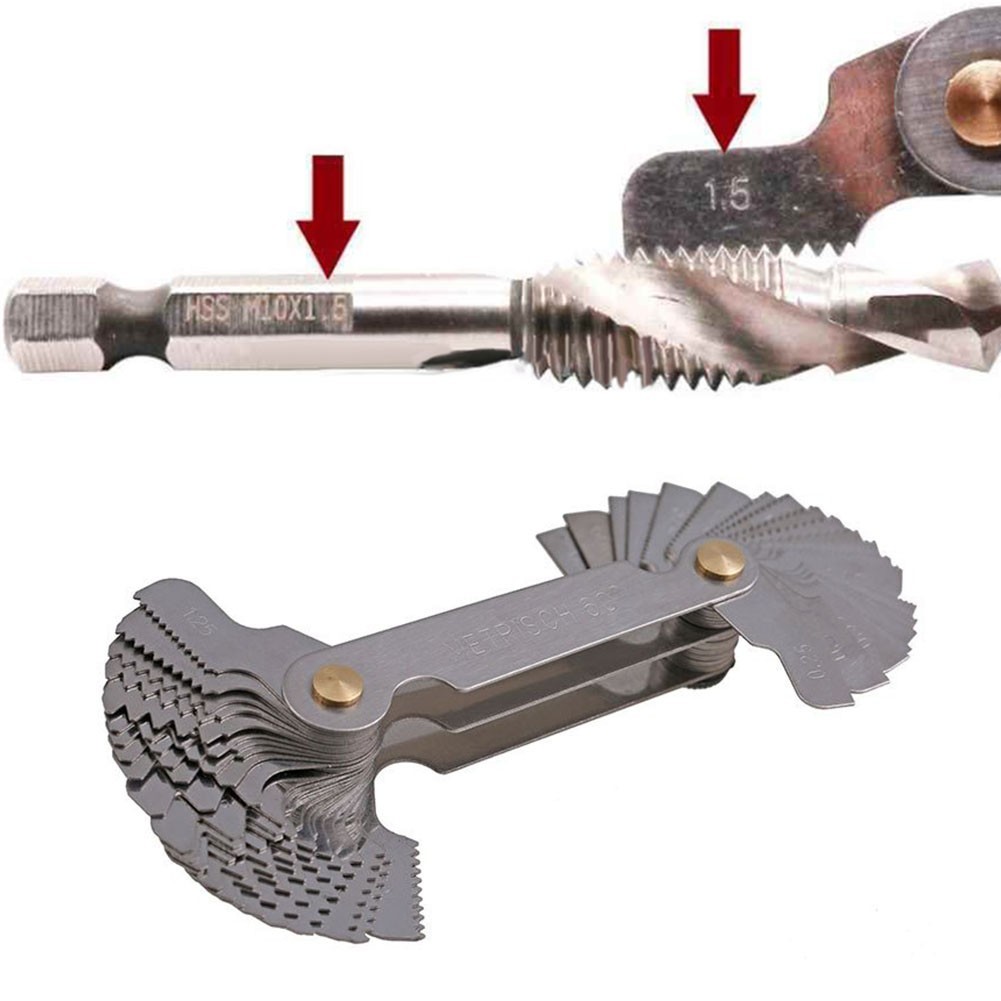 High Quality Stainless Steel 58 Piece Blade Thread Gauge for Multiple Uses