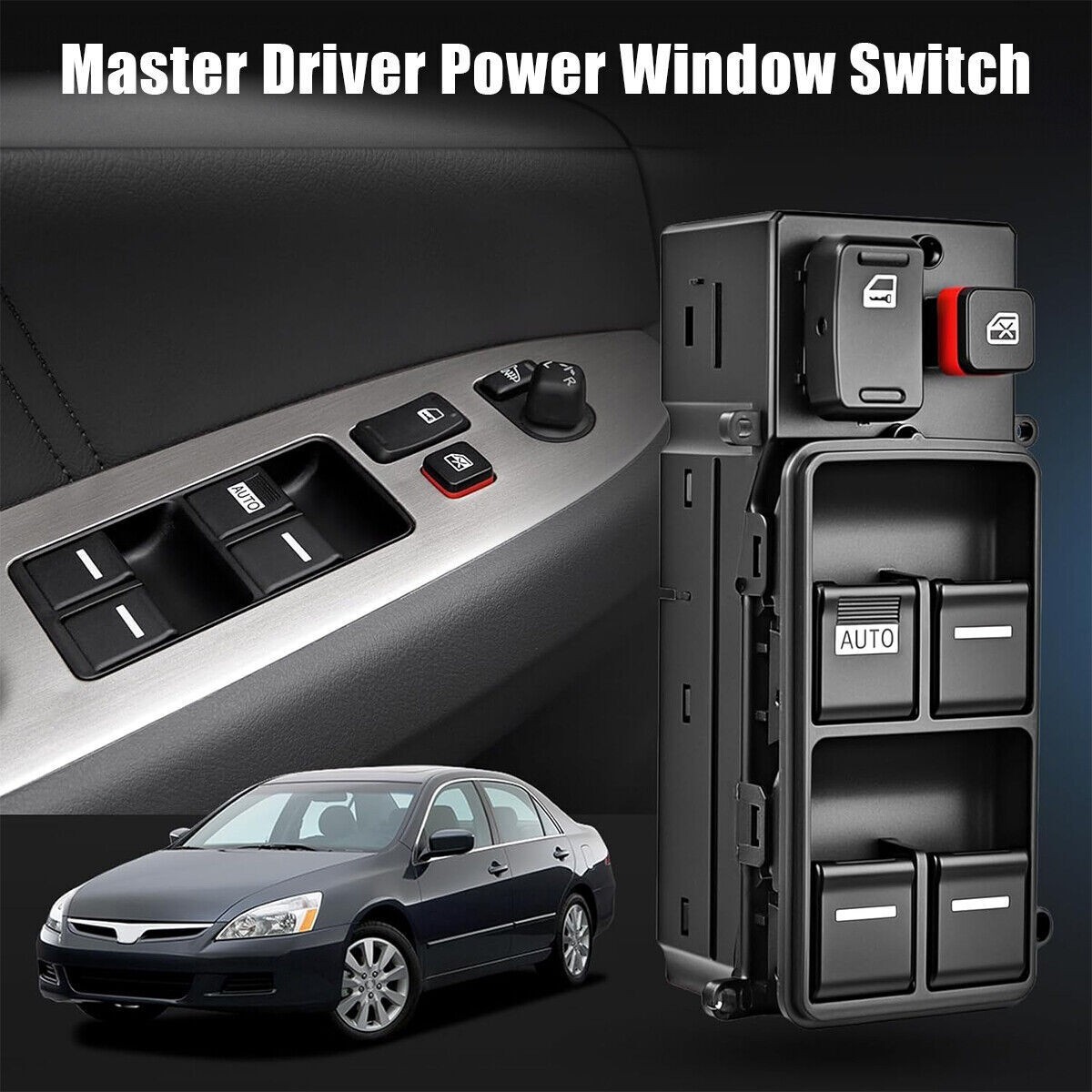 Master Window Switch Controller Button for Honda Accord 2003 2004 2005 2006 NEW
